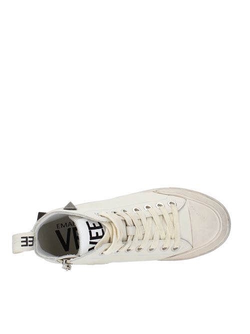Sneakers modello 422P-903-15-P003 in pelle e tessuto EMANUELLE VEE | 422P-903-15-P003IVORY